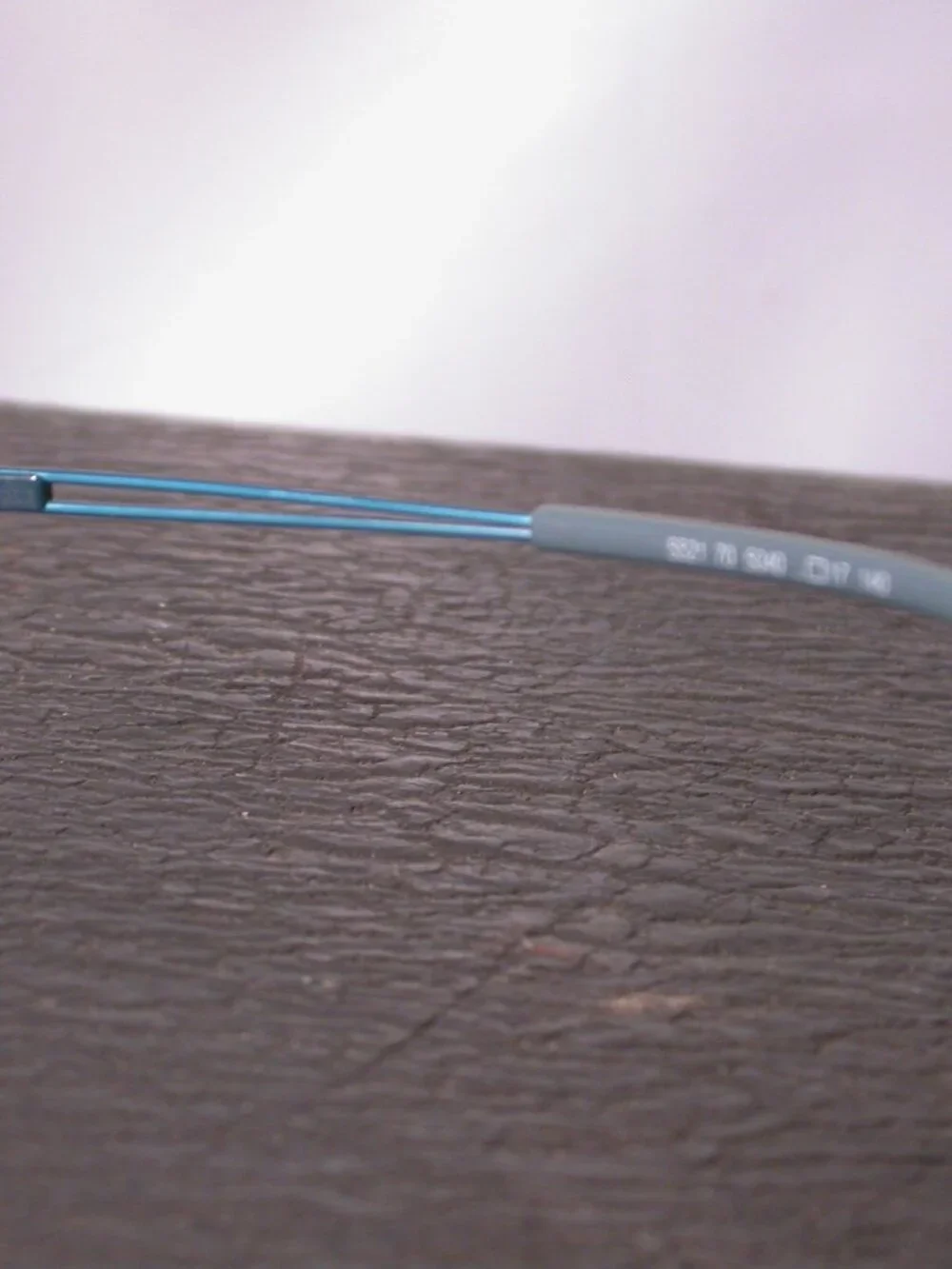 Silhouette Titan Frameless Blue Wire Light Weight Eyeglasses Made in Austria